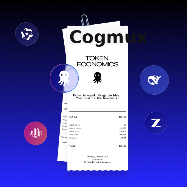 Cogmux Token Economics: When Model Prices Meet, What Decides the Winner?